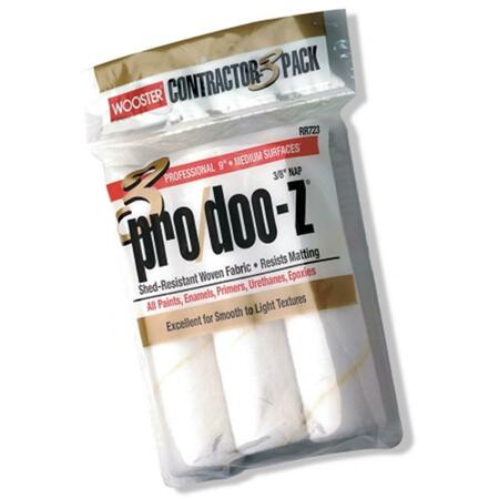 WOOSTER Pro-Doo-Z Rollers RR723-9, 3PK 71497147431